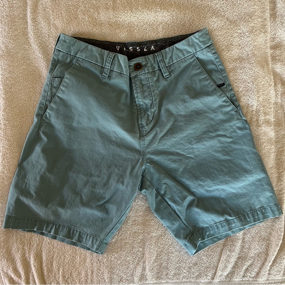 Vissla walk shorts teal size 28